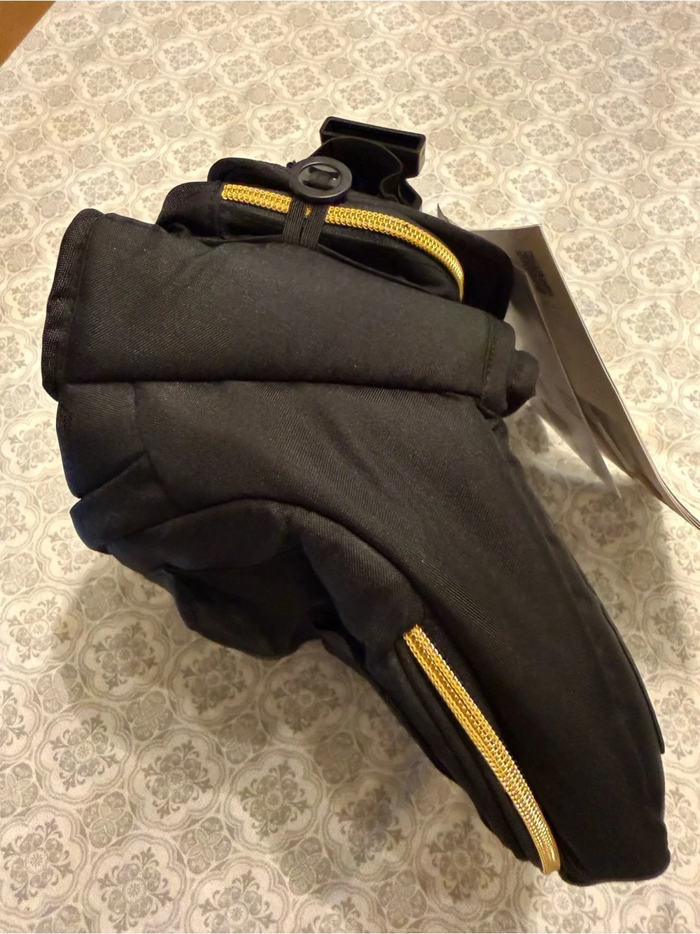The Tushbaby™ Hip Carrier Black/Gold